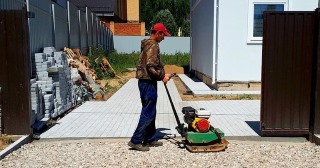 Устройство въезда на участок Химки, цена от 50813 руб.
